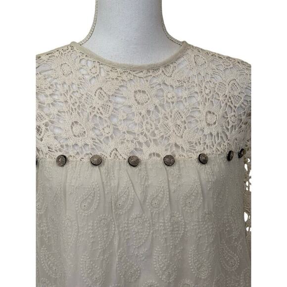 Verb Pallavi Singhee Josephine dress, cream, XS, cottagecore, romantic, feminine - Picture 4 of 7